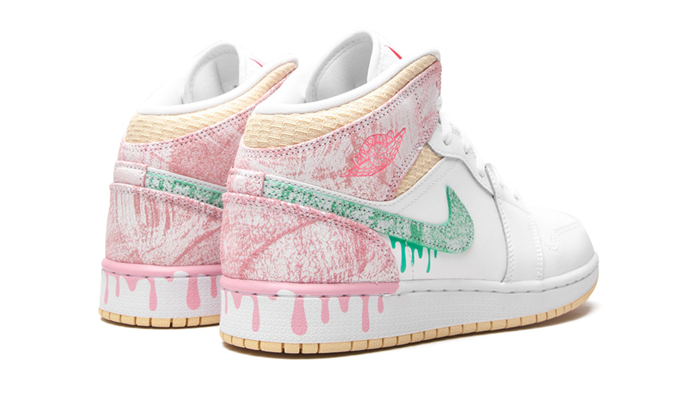 Air Jordan 1 Mid GS "Paint Drip"